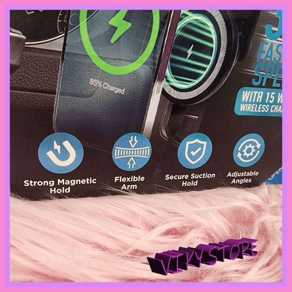 ๐โNWT Tech Theory Wireless Magnetic Phone Mount 3X Speed #7253 ๐ - Picture 2 of 3